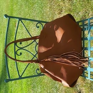 NWOT Genuine Leather Chinese Laundry Bag